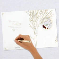 Hallmark Spirit Of Christmas Musical 3D Pop-Up Christmas Card With Light -Featured Home Stores Santa Shadow Box 3D PopUp Music Light Christmas Card 1099XOD4034 08