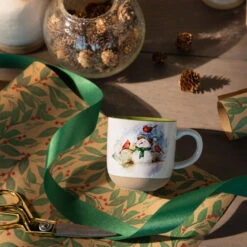 Winter Friends Mug And Matching Card 7 Winter Friends Mug And Matching Card -Featured Home Stores Snowman and Cardinals Mug With Card 2020220254 04