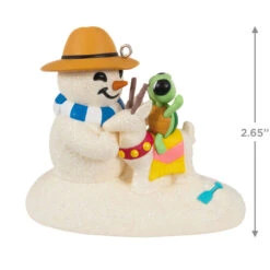 Hallmark Sandal The Snowman Ornament -Featured Home Stores Snowman on Beach Keepsake Ornament 1799QXR8097 03