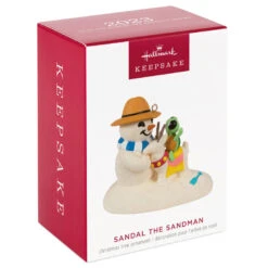Hallmark Sandal The Snowman Ornament -Featured Home Stores Snowman on Beach Keepsake Ornament 1799QXR8097 04