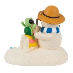 Hallmark Sandal The Snowman Ornament -Featured Home Stores Snowman on Beach Keepsake Ornament 1799QXR8097 06