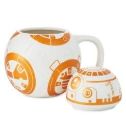 Hallmark Star Wars™ BB-8™ Mug With Sound, 14 Oz. -Featured Home Stores Star Wars BB8 Ceramic Mug With Sound Effects Lid 1SHP2167 03