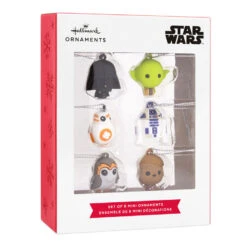Mini Star Wars™ Shatterproof Hallmark Ornaments, Set Of 6 -Featured Home Stores Star Wars Characters Miniature Christmas Ornaments Set of 6 2HCM6129 04