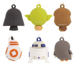 Mini Star Wars™ Shatterproof Hallmark Ornaments, Set Of 6 -Featured Home Stores Star Wars Characters Miniature Christmas Ornaments Set of 6 2HCM6129 06