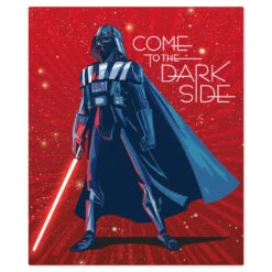 Hallmark Star Wars™ Darth Vader™ Dark Side Blanket 5 Hallmark Star Wars™ Darth Vader™ Dark Side Blanket -Featured Home Stores Star Wars Darth Vader Dark Side Fleece Blanket 1SHP2159 03