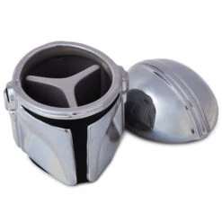 Hallmark Star Wars: The Mandalorian™ Helmet Sculpted Ceramic Caddy -Featured Home Stores Star Wars Mandalorian Sculpted Helmet Ceramic Jar 1SHP2163 03