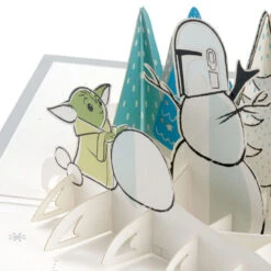 Hallmark Star Wars: The Mandalorian™ Grogu™ Warm Wishes 3D Pop-Up Holiday Card 14 Hallmark Star Wars: The Mandalorian™ Grogu™ Warm Wishes 3D Pop-Up Holiday Card -Featured Home Stores Star Wars The Mandalorian Grogu 3D PopUp Holiday Card 1499XXH9985 05