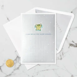 Hallmark Star Wars: The Mandalorian™ Grogu™ Warm Wishes 3D Pop-Up Holiday Card 15 Hallmark Star Wars: The Mandalorian™ Grogu™ Warm Wishes 3D Pop-Up Holiday Card -Featured Home Stores Star Wars The Mandalorian Grogu 3D PopUp Holiday Card 1499XXH9985 06