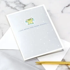 Hallmark Star Wars: The Mandalorian™ Grogu™ Warm Wishes 3D Pop-Up Holiday Card 16 Hallmark Star Wars: The Mandalorian™ Grogu™ Warm Wishes 3D Pop-Up Holiday Card -Featured Home Stores Star Wars The Mandalorian Grogu 3D PopUp Holiday Card 1499XXH9985 07