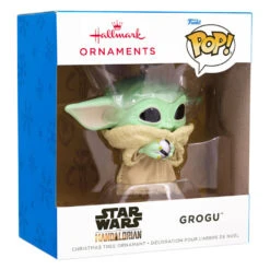 Star Wars: The Mandalorian™ Grogu™ Funko POP!® Hallmark Ornament -Featured Home Stores Star Wars The Mandalorian Grogu Funko POP Christmas Ornament 3HCM1098 04