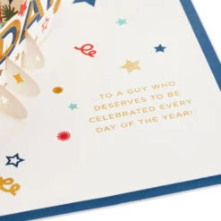 Hallmark Celebrate Stars And Pennants 3D Pop-Up Father's Day Card 10 Hallmark Celebrate Stars And Pennants 3D Pop-Up Father's Day Card -Featured Home Stores Stars and Pennants 3D PopUp Fathers Day Card 1299IMM2045 03