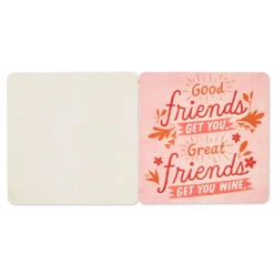 Hallmark Stop And Smell The Rosé: 20 Coasters Celebrating Friends (And Wine) Book 7 Hallmark Stop And Smell The Rosé: 20 Coasters Celebrating Friends (And Wine) Book -Featured Home Stores Stop and Smell the Ros Book With Coasters 1BOK1574 04