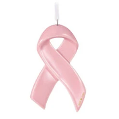 Hallmark Strength Within Pink Ribbon Porcelain Ornament Benefiting Susan G. Komen® -Featured Home Stores Susan G Komen Pink Ribbon Keepsake Ornament 1999QXI7427 06