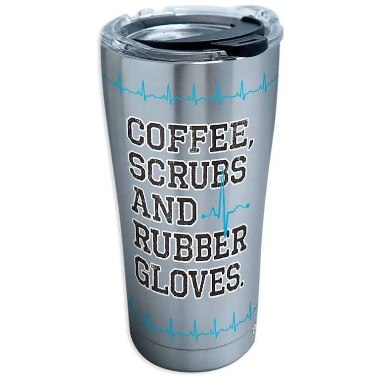 Tervis Coffee Scrubs Rubber Gloves Stainless Steel Tumbler, 20 Oz. 1 Tervis Coffee Scrubs Rubber Gloves Stainless Steel Tumbler, 20 Oz.