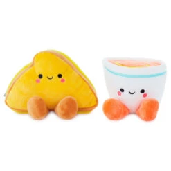 Hallmark Better Together Tomato Soup And Grilled Cheese Magnetic Plush, 5" -Featured Home Stores Tomato Soup and Grilled Cheese Magnetic Plush 1KID2089 03