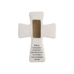 Roman Trust In The Lord Porcelain Prayer Cross -Featured Home Stores Trust in the Lord Porcelain Prayer Cross 223622 03