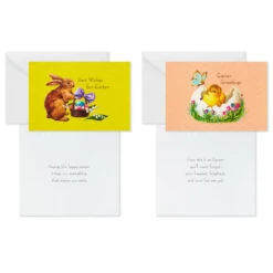 Hallmark Vintage Bunnies And Chicks Boxed Easter Cards, Pack Of 24 -Featured Home Stores Vintage Easter Bunnies Chicks Boxed Easter Cards 5STZ1131 04