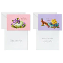 Hallmark Vintage Bunnies And Chicks Boxed Easter Cards, Pack Of 24 -Featured Home Stores Vintage Easter Bunnies Chicks Boxed Easter Cards 5STZ1131 05