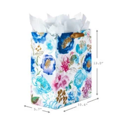 Hallmark 13" Watercolor 3-Pack Assorted Gift Bags With Tissue -Featured Home Stores Watercolor 3Pack Assorted Large Gift Bags Tissue 5EGB6367 03