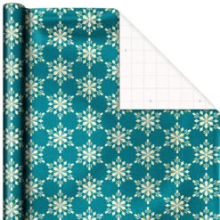 Hallmark Winter Glow 3-Pack Christmas Wrapping Paper Assortment, 80 Sq. Ft. -Featured Home Stores Winter Glow Christmas Wrapping Paper Assortment 5JXW1060 04