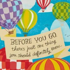 Hallmark 16" Hot Air Balloons Pop-Up Jumbo Goodbye Card 13 Hallmark 16" Hot Air Balloons Pop-Up Jumbo Goodbye Card -Featured Home Stores Youll Be Missed Balloon Goodbye Card 1499CBG1018 05