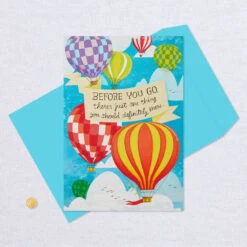 Hallmark 16" Hot Air Balloons Pop-Up Jumbo Goodbye Card 14 Hallmark 16" Hot Air Balloons Pop-Up Jumbo Goodbye Card -Featured Home Stores Youll Be Missed Balloon Goodbye Card 1499CBG1018 06