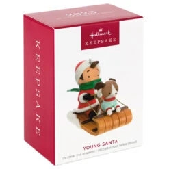 Hallmark Young Santa Ornament 9 Hallmark Young Santa Ornament -Featured Home Stores Young Santa With Dog Keepsake Ornament 2199QXR8117 04