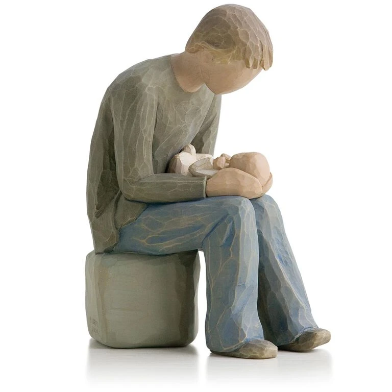Willow Tree® New Dad Fatherhood Baby Figurine 1 Willow Tree® New Dad Fatherhood Baby Figurine